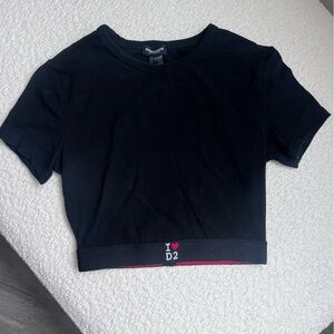 I love d squared crop top